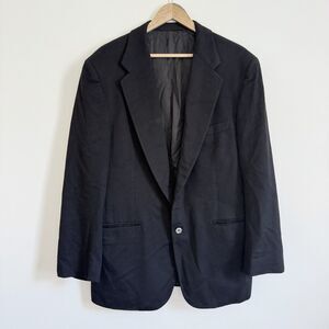 Loro Piana Men’s Cashmere Blazer 44 Regular black Jacket Suit Luxury